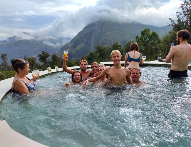 Guests in the Pool at Ravana Pool Club