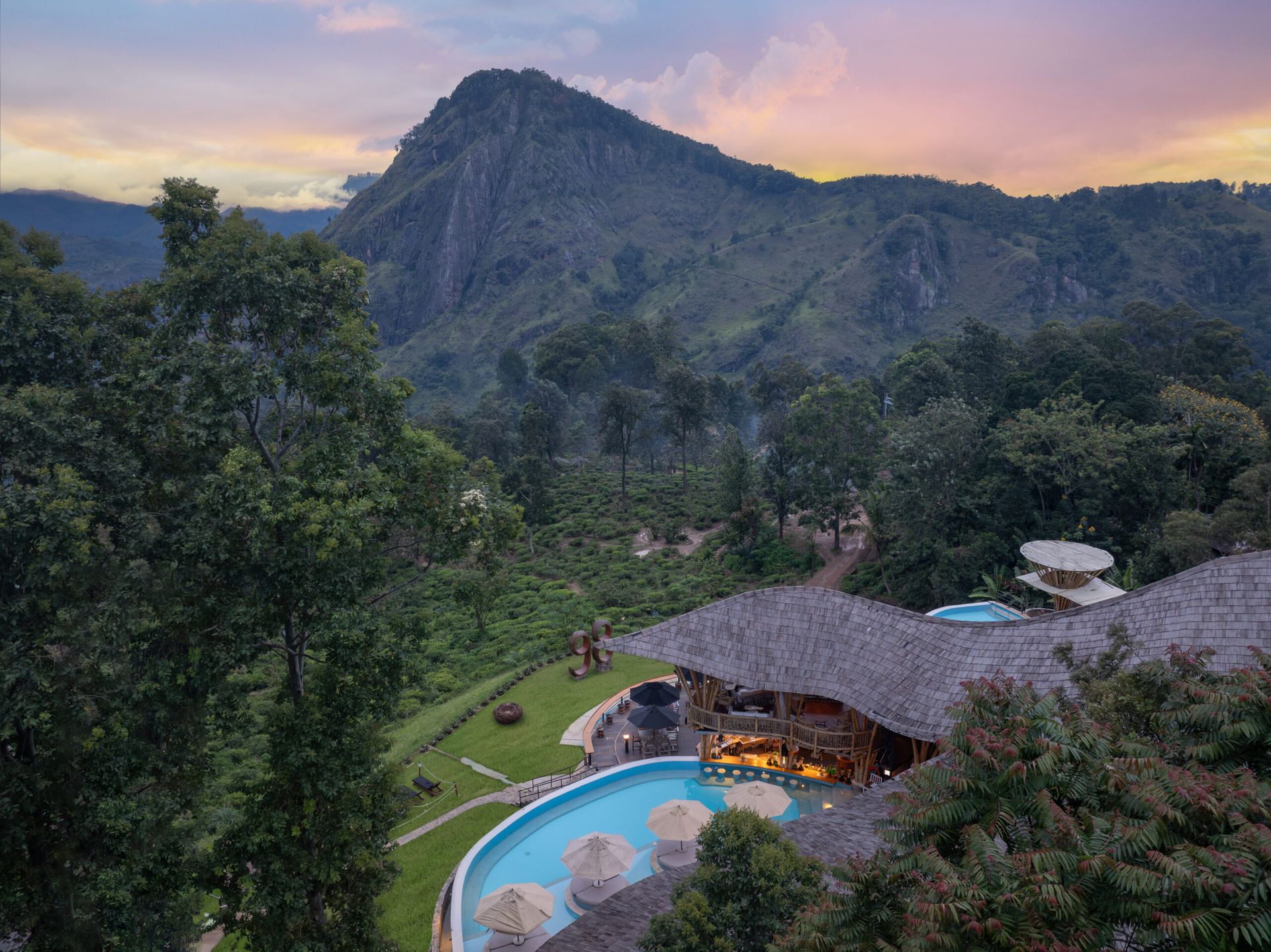 Erial View of Ravana Pool Club