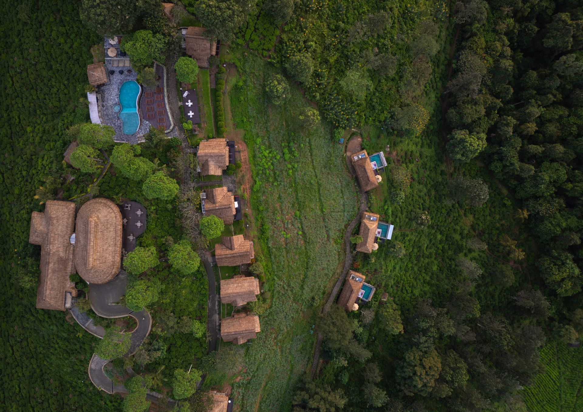 Erial View of 98 Acres Resort and Spa