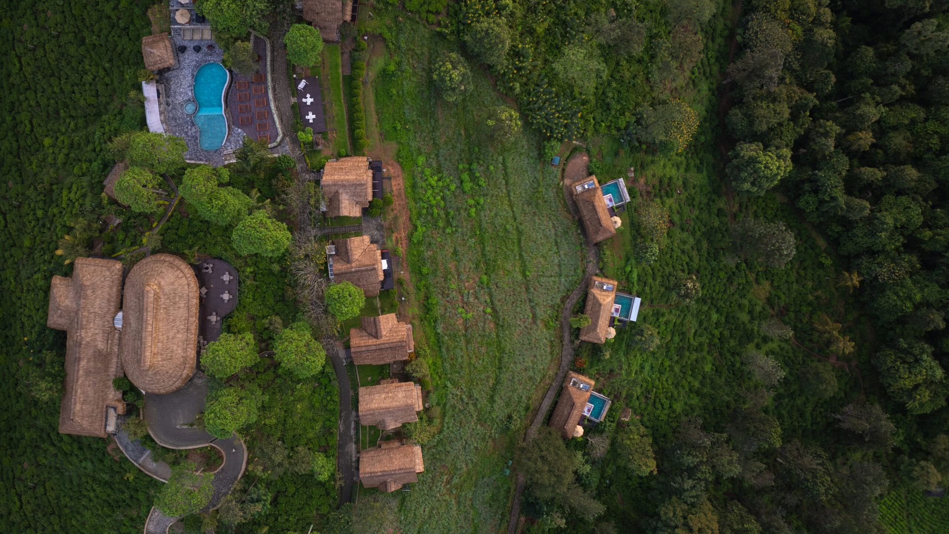 Erial View of 98 Acres Resort and Spa