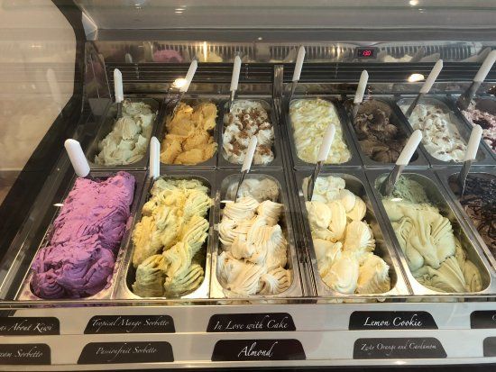 Display of Gelato at 98 Acres Resort and Spa