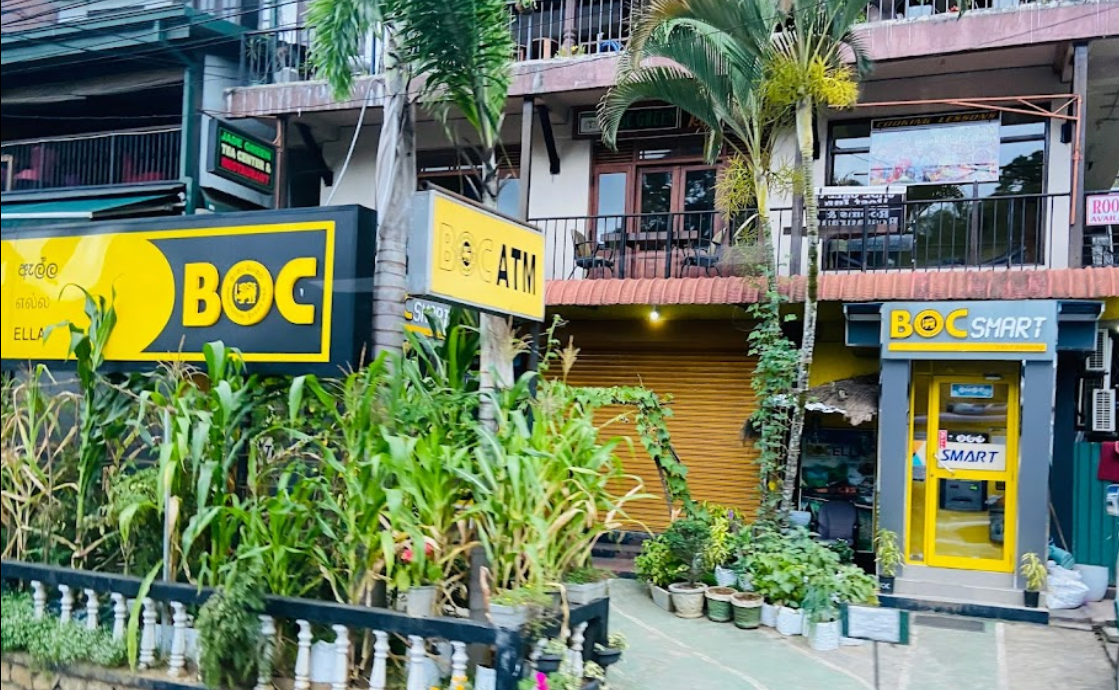 Entrance To a Boc Bank in Ella