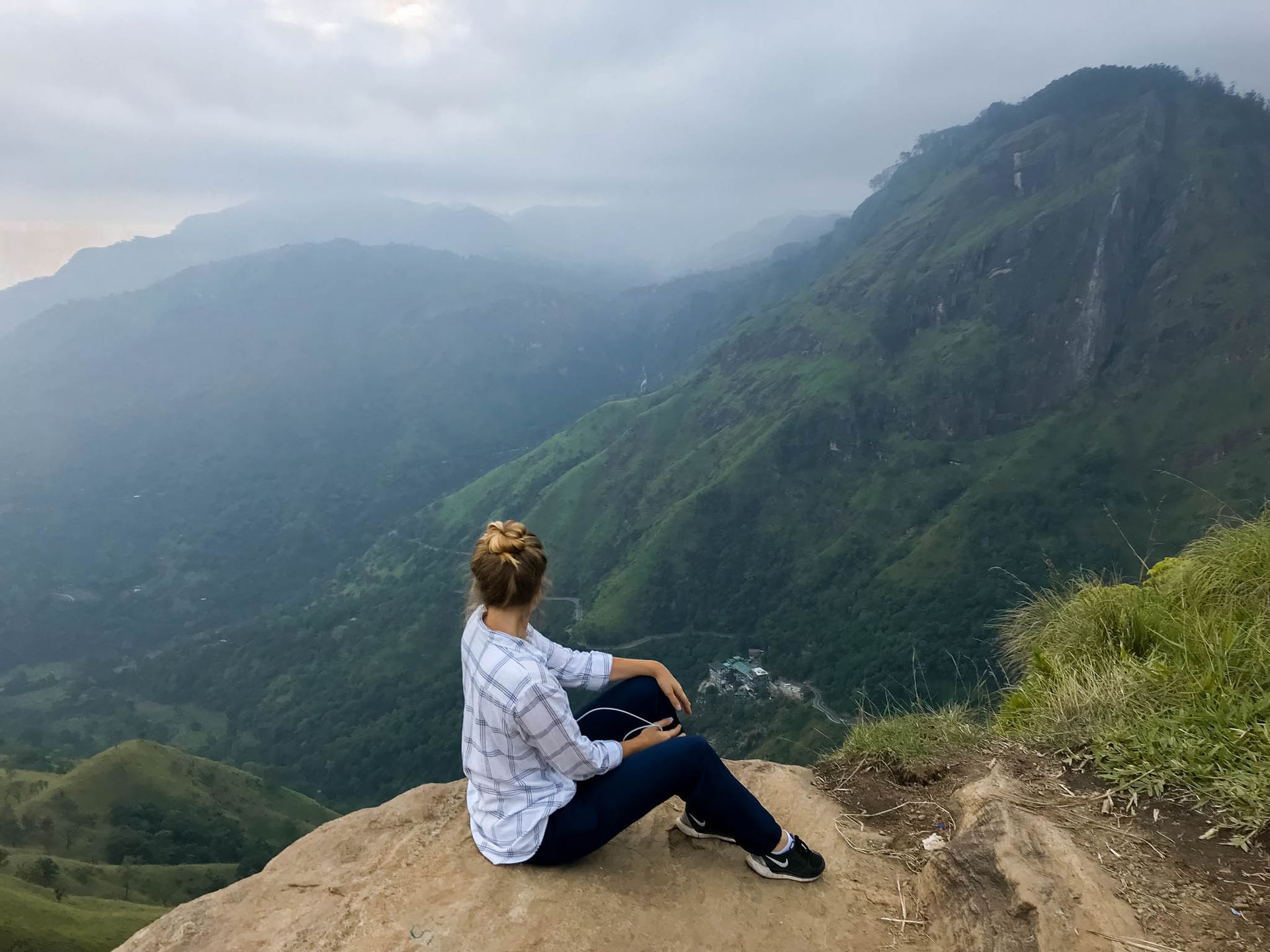 Female Guest On a Hilltop with a View