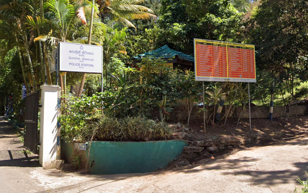 Entrance To a Police Station in Ella