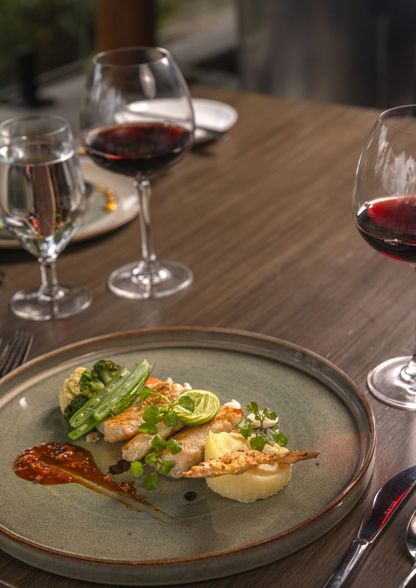 Gourmet Dish Served at 98 Acres Resort and Spa