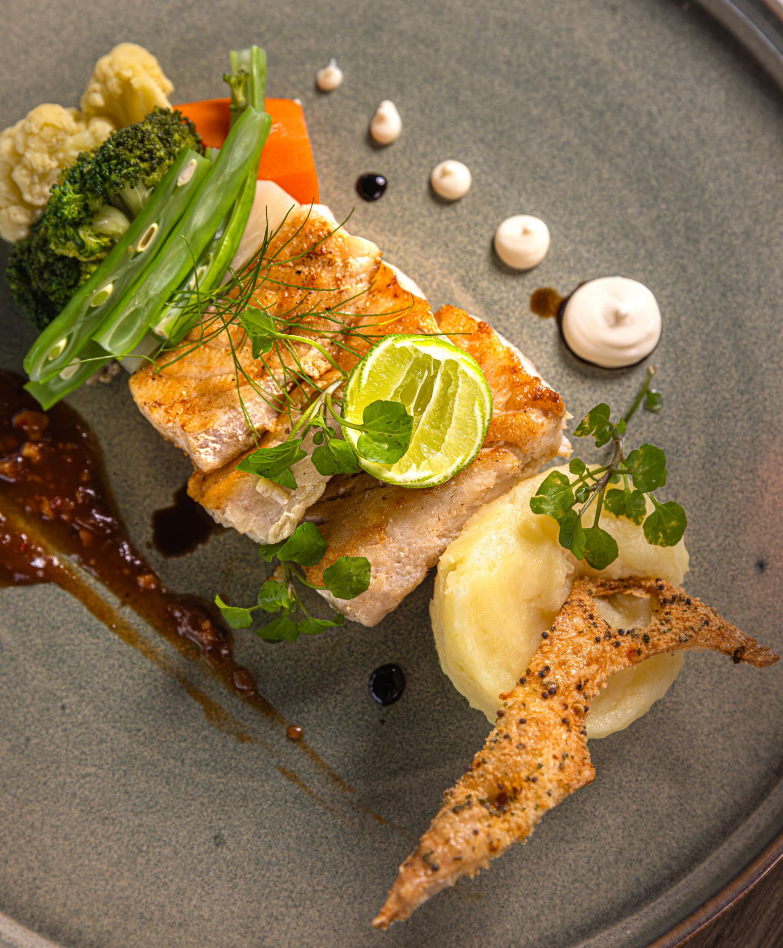 Gourmet Dish Served at 98 Acres Resort and Spa